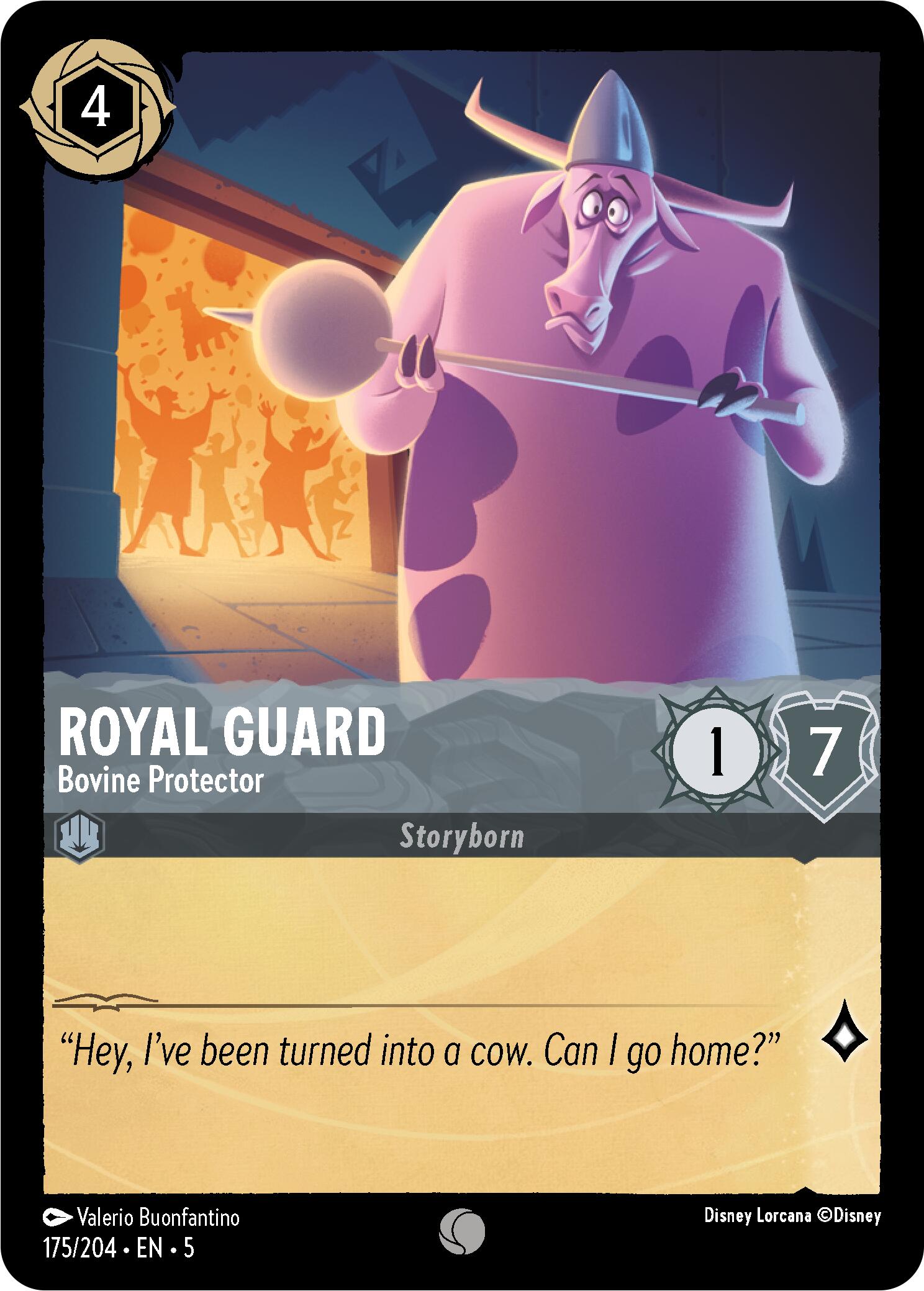 Royal Guard - Bovine Protector (175/204) [Shimmering Skies] - Disney - Card Brawlers | Quebec | Canada |