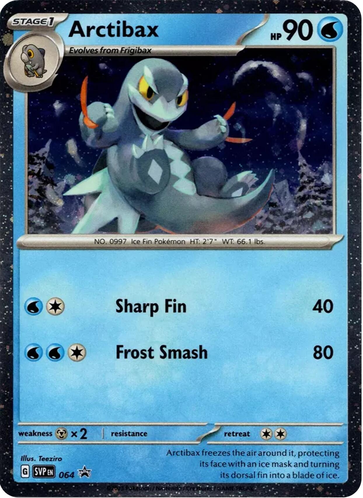 Arctibax (064) (Cosmos Holo) [Scarlet & Violet: Black Star Promos] - Pokémon - Card Brawlers | Quebec | Canada |