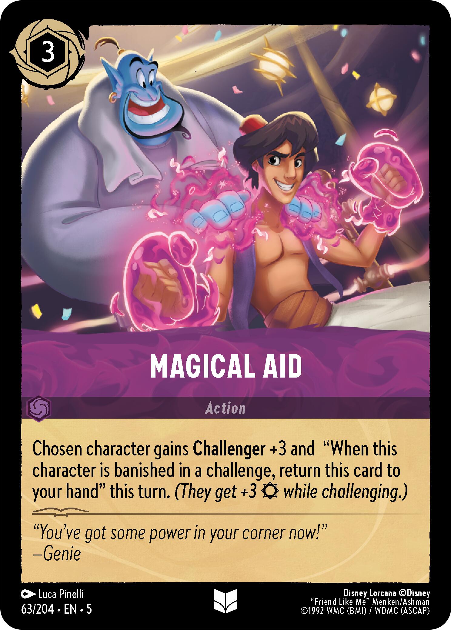 Magical Aid (63/204) [Shimmering Skies] - Disney - Card Brawlers | Quebec | Canada |