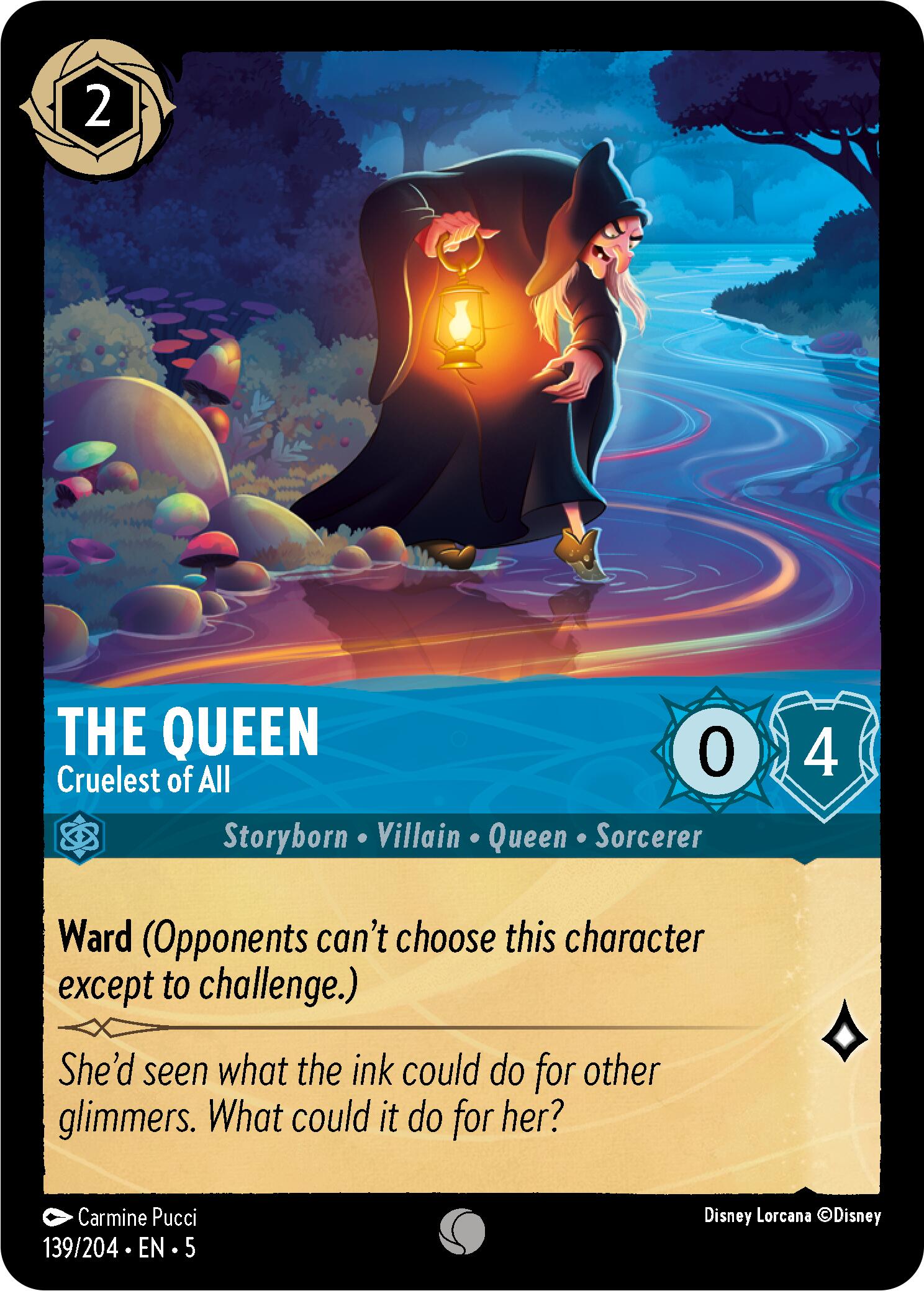 The Queen - Cruelest of All (139/204) [Shimmering Skies] - Disney - Card Brawlers | Quebec | Canada |