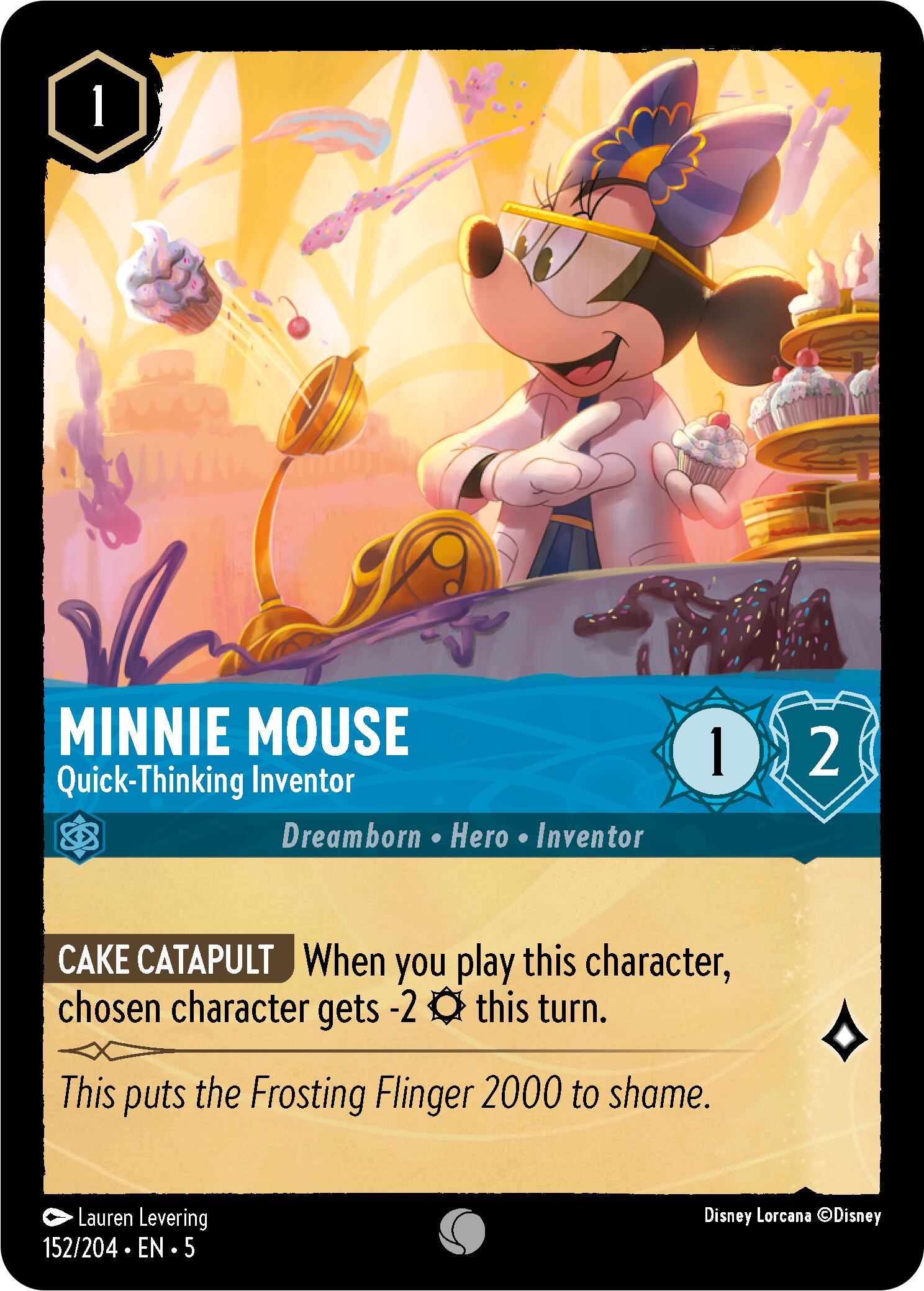 Minnie Mouse - Quick-Thinking Inventor (152/204) [Shimmering Skies] - Disney - Card Brawlers | Quebec | Canada |
