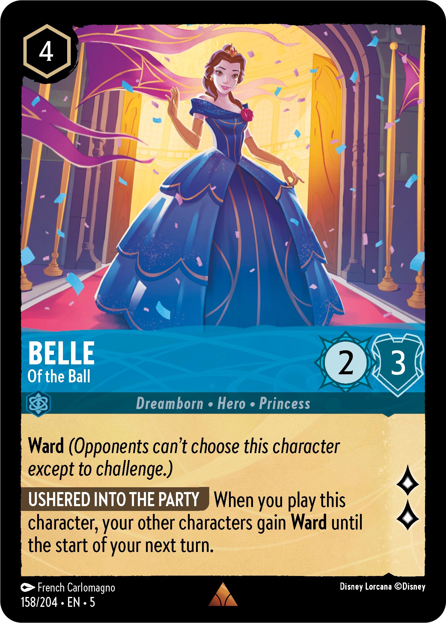 Belle - Of the Ball (158/204) [Shimmering Skies] - Disney - Card Brawlers | Quebec | Canada |