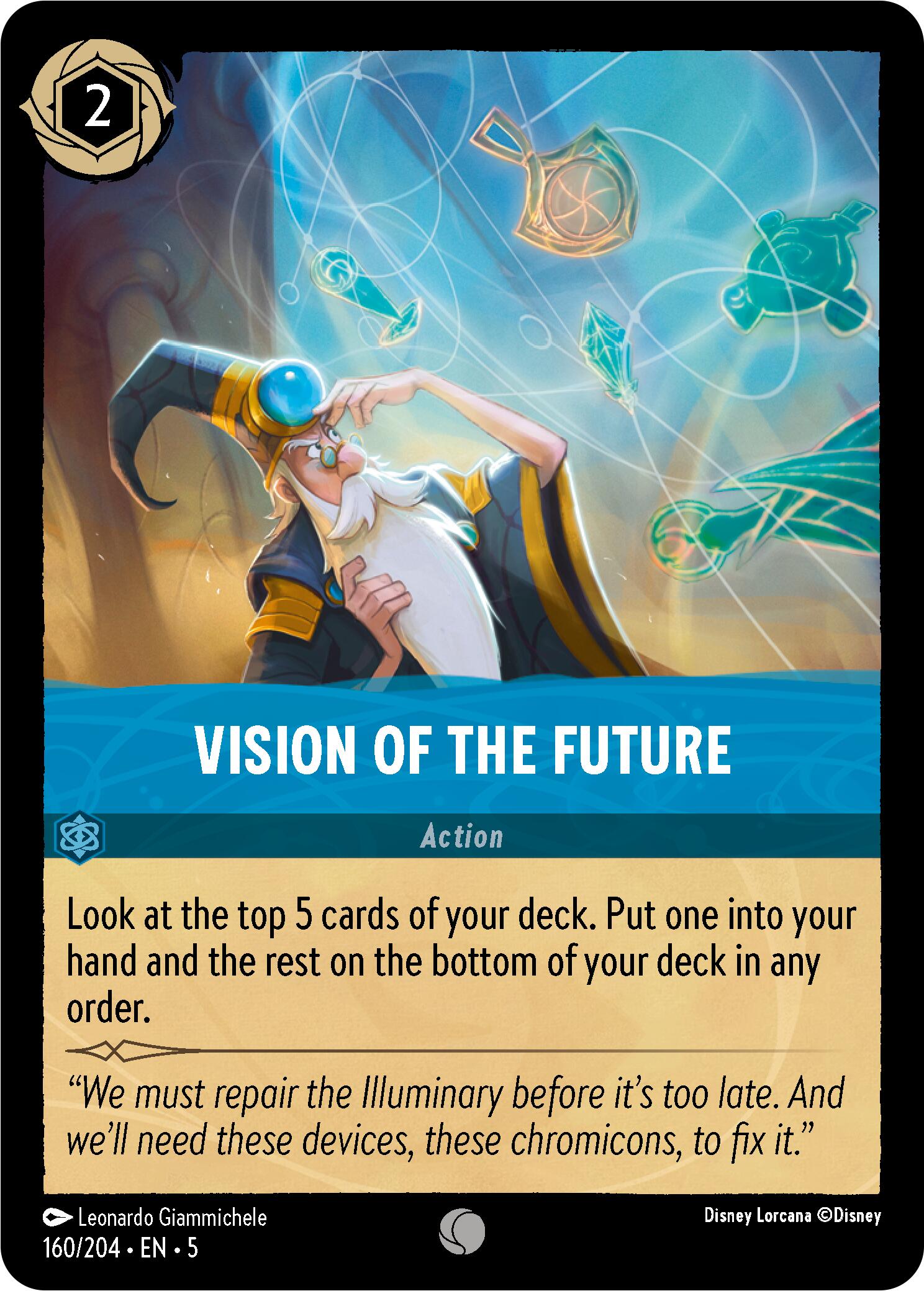 Vision of the Future (160/204) [Shimmering Skies] - Disney - Card Brawlers | Quebec | Canada |