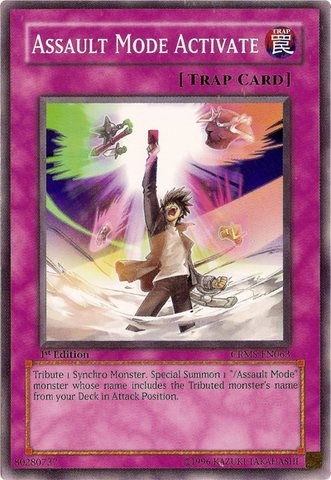 Assault Mode Activate [CRMS-EN063] Common - Yu-Gi-Oh! - Card Brawlers | Quebec | Canada |