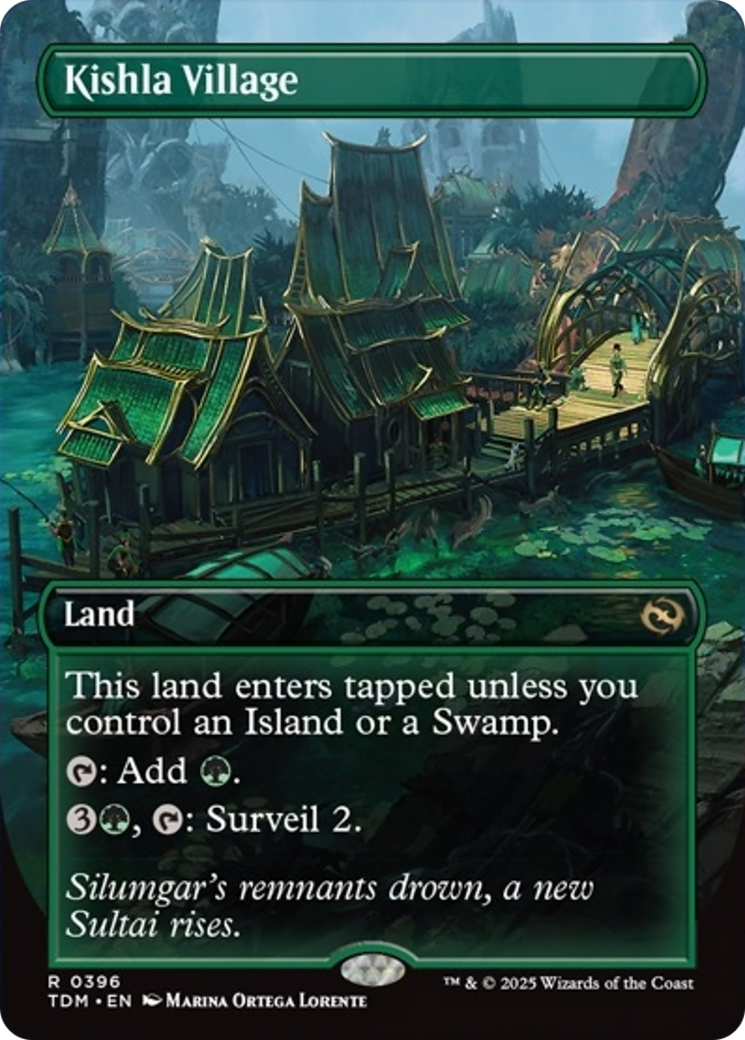 Kishla Village (Borderless) [Tarkir: Dragonstorm] - Magic: The Gathering - Card Brawlers | Quebec | Canada |