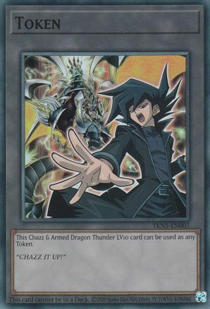 Token: Chazz & Armed Dragon Thunder LV10 [TKN5-EN007] Super Rare - Yu-Gi-Oh! - Card Brawlers | Quebec | Canada |