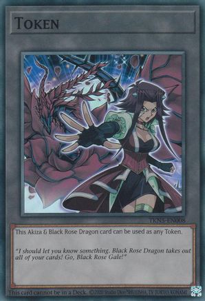 Token: Akiza & Black Rose Dragon [TKN5-EN008] Super Rare - Yu-Gi-Oh! - Card Brawlers | Quebec | Canada |