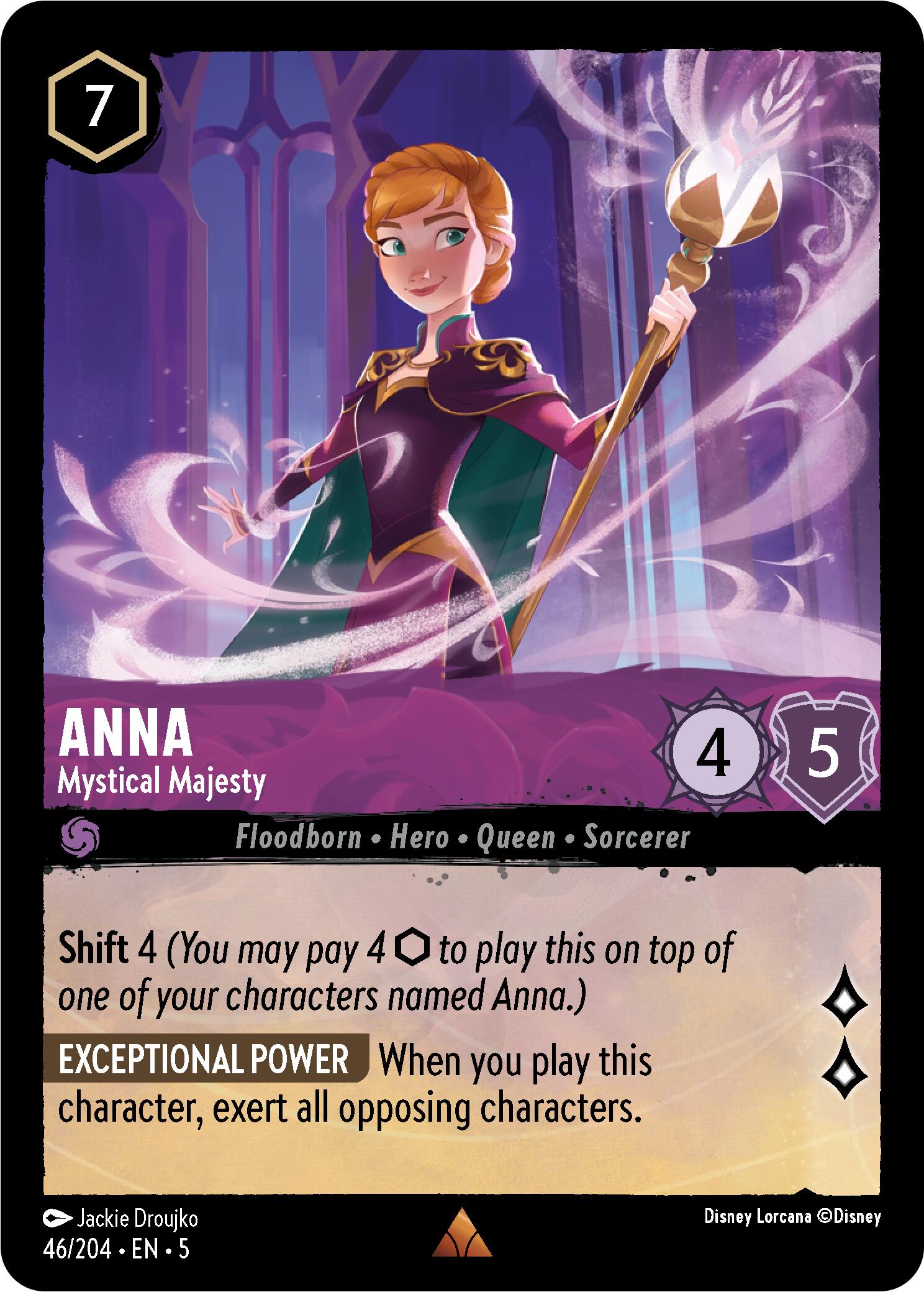 Anna - Mystical Majesty (46/204) [Shimmering Skies] - Disney - Card Brawlers | Quebec | Canada |