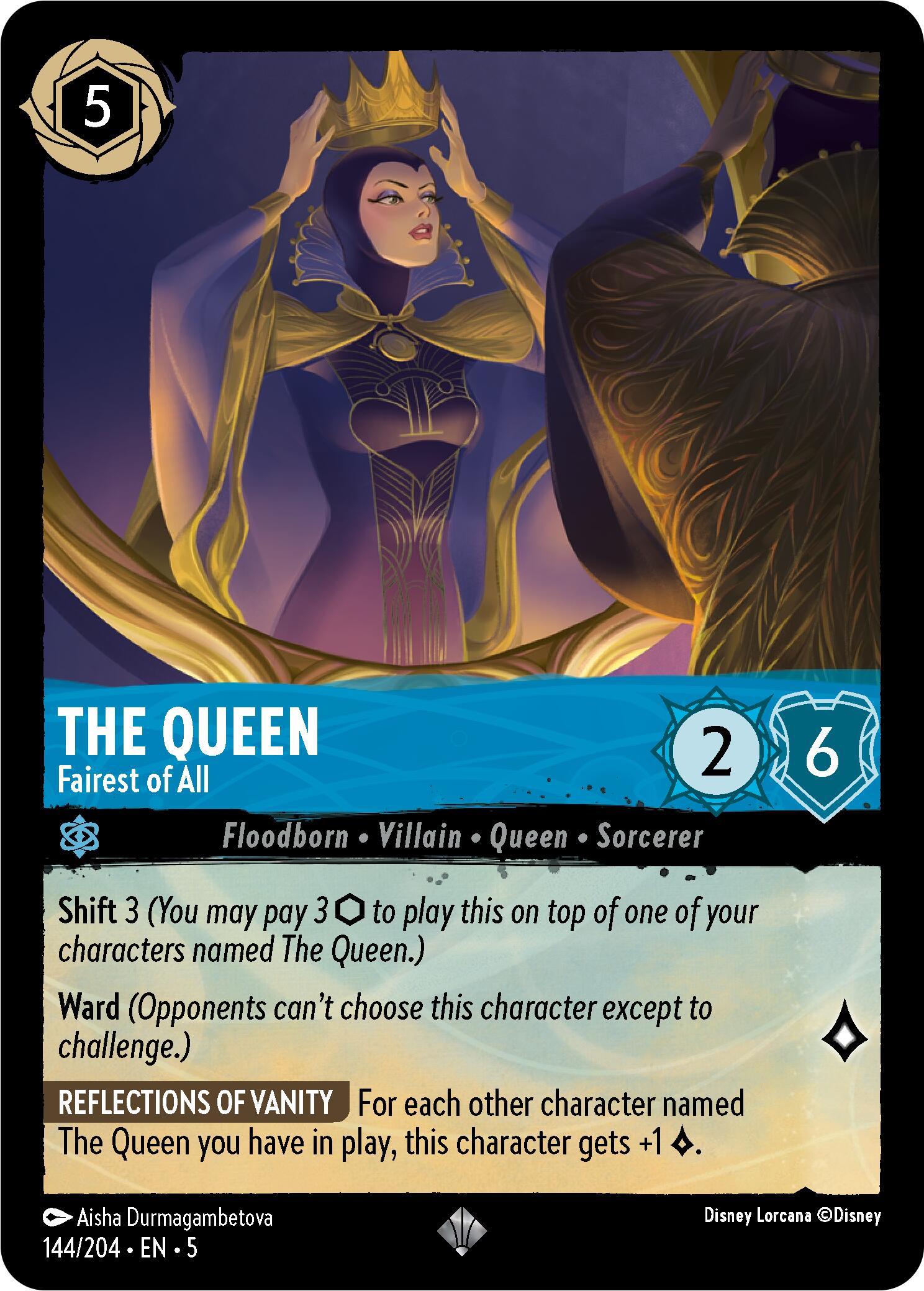 The Queen - Fairest of All (144/204) [Shimmering Skies] - Disney - Card Brawlers | Quebec | Canada |