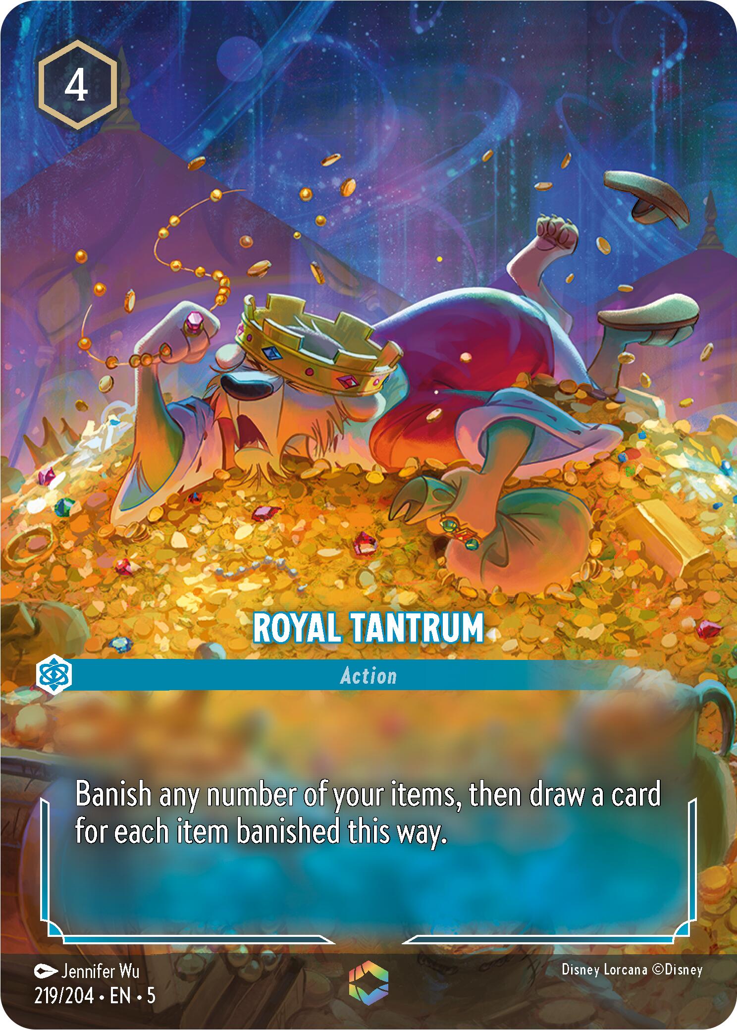 Royal Tantrum (Enchanted) (219/204) [Shimmering Skies] - Disney - Card Brawlers | Quebec | Canada |