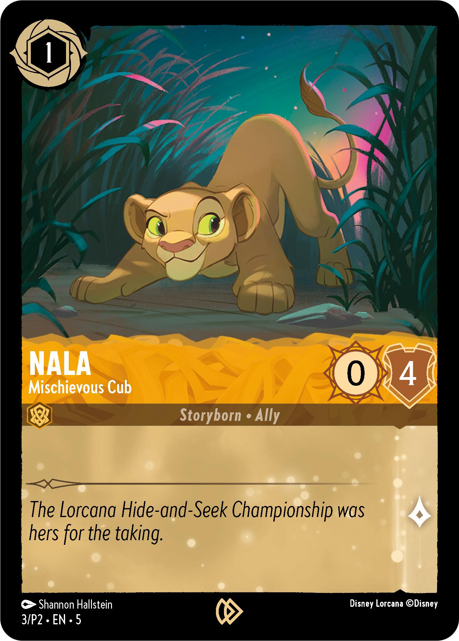 Nala - Mischievous Cub (3) [Promo Cards] - Disney - Card Brawlers | Quebec | Canada |