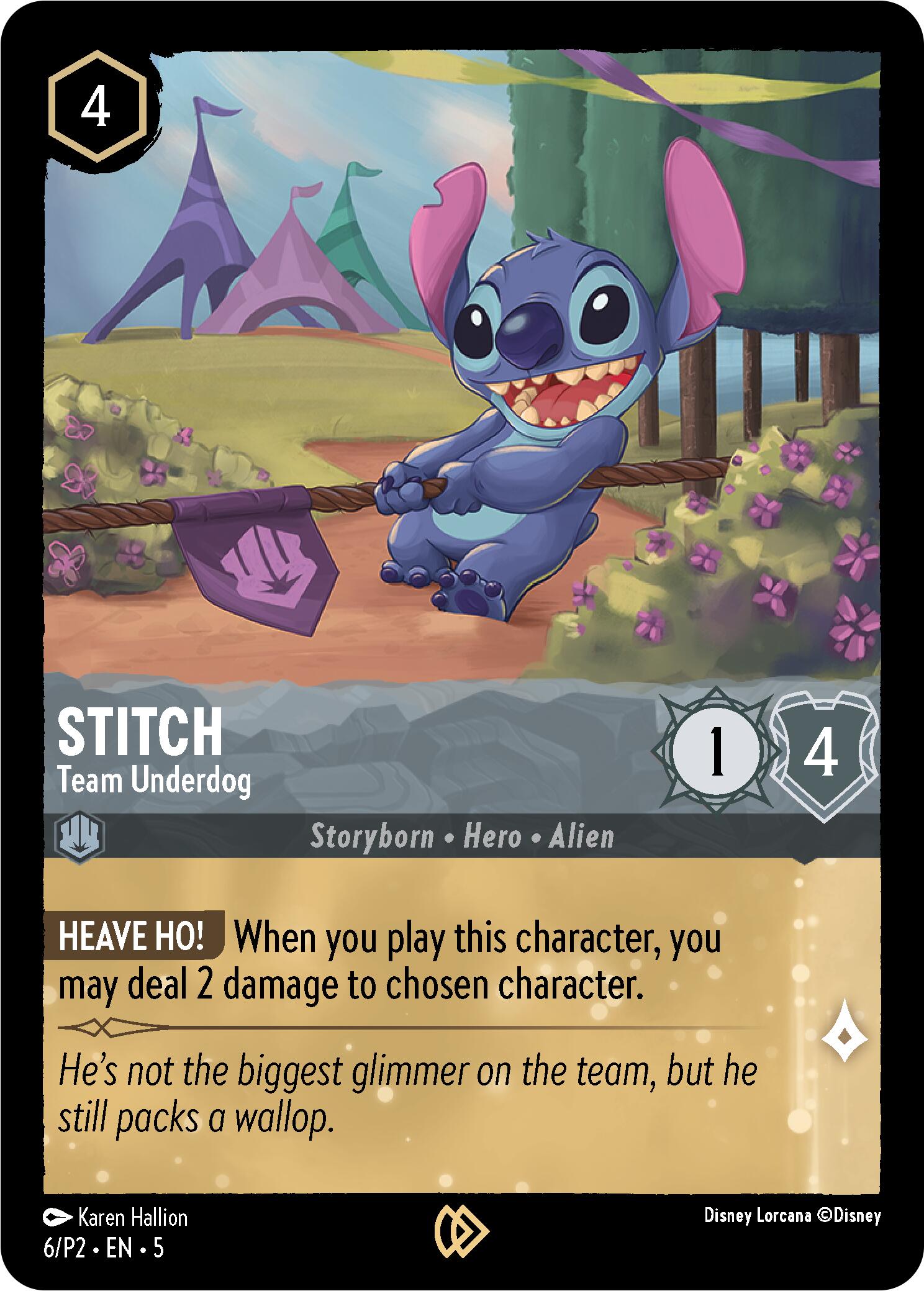 Stitch - Team Underdog (6) [Promo Cards] - Disney - Card Brawlers | Quebec | Canada |