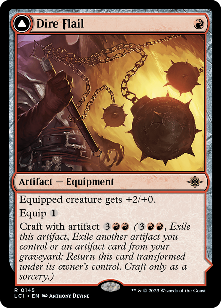Dire Flail [The Lost Caverns of Ixalan] - Magic: The Gathering - Card Brawlers | Quebec | Canada |