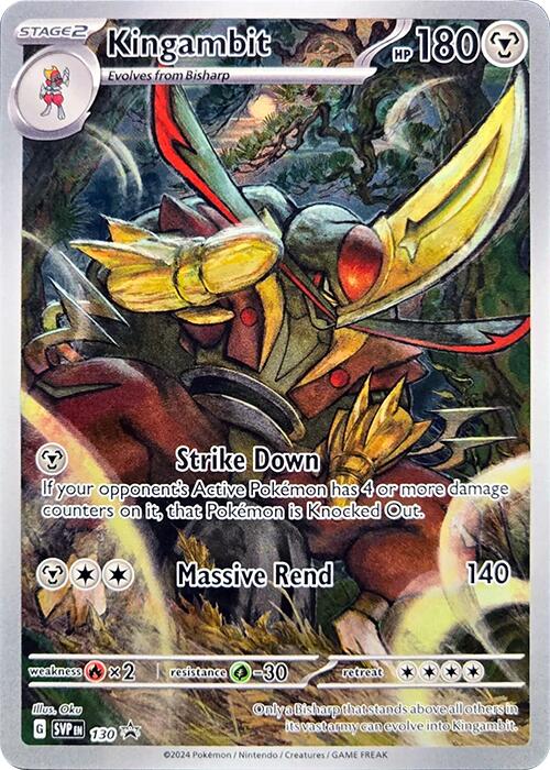Kingambit (130) [Scarlet & Violet: Black Star Promos] - Pokémon - Card Brawlers | Quebec | Canada |