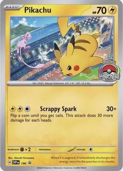 Pikachu (190) [Scarlet & Violet: Black Star Promos] - Pokémon - Card Brawlers | Quebec | Canada |