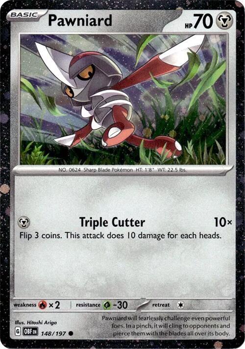 Pawniard (148/197) (Cosmos Holo) [Miscellaneous Cards] - Pokémon - Card Brawlers | Quebec | Canada |