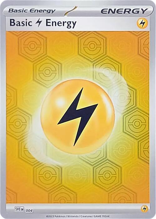 Basic Lightning Energy (004) [Scarlet & Violet: Shrouded Fable] - Pokémon - Card Brawlers | Quebec | Canada |