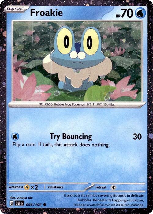 Froakie (056/197) (Cosmos Holo) [Scarlet & Violet: Obsidian Flames] - Pokémon - Card Brawlers | Quebec | Canada |