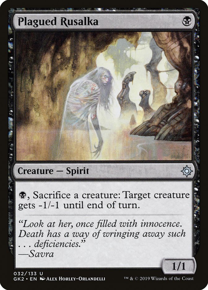 Plagued Rusalka [Ravnica Allegiance Guild Kit] - Magic: The Gathering - Card Brawlers | Quebec | Canada |