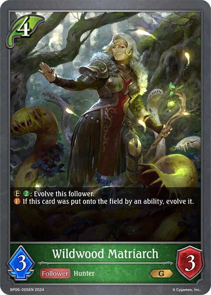 Wildwood Matriarch (BP06-005EN) [Paragons of the Colosseum] - Bushiroad - Card Brawlers | Quebec | Canada |