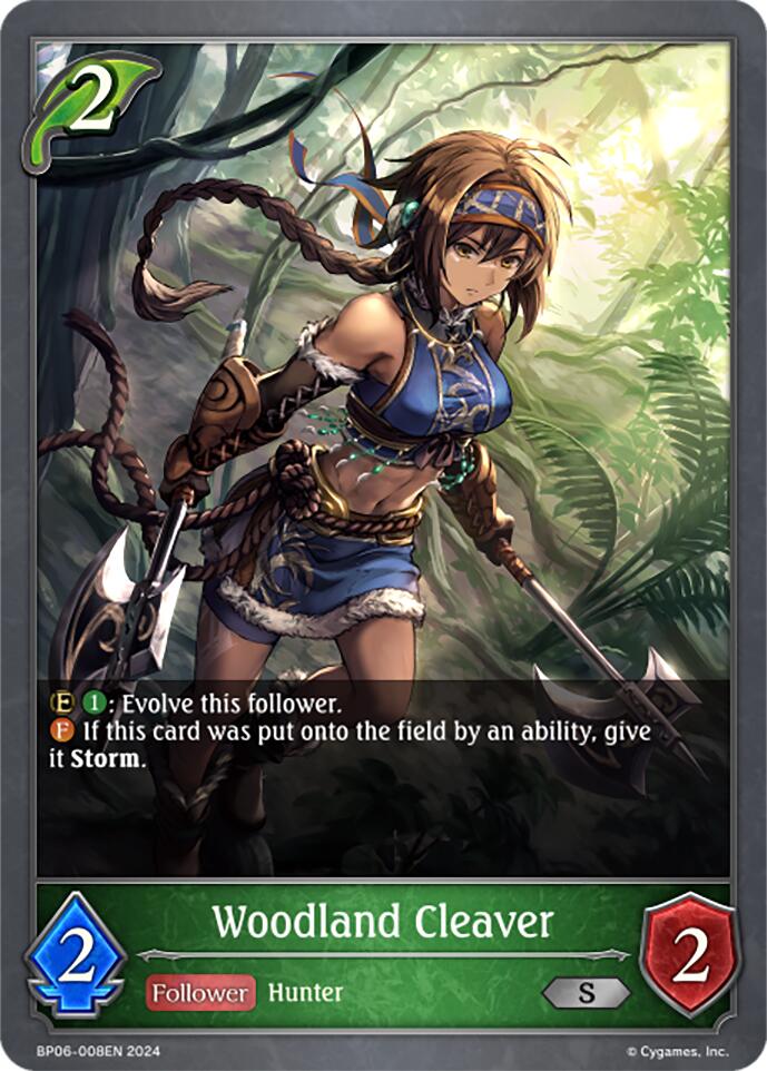 Woodland Cleaver (BP06-008EN) [Paragons of the Colosseum] - Bushiroad - Card Brawlers | Quebec | Canada |