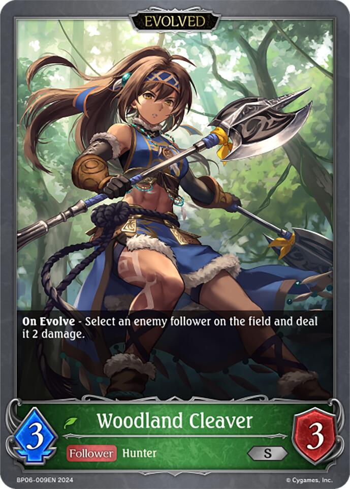 Woodland Cleaver (Evolved) (BP06-009EN) [Paragons of the Colosseum] - Bushiroad - Card Brawlers | Quebec | Canada |