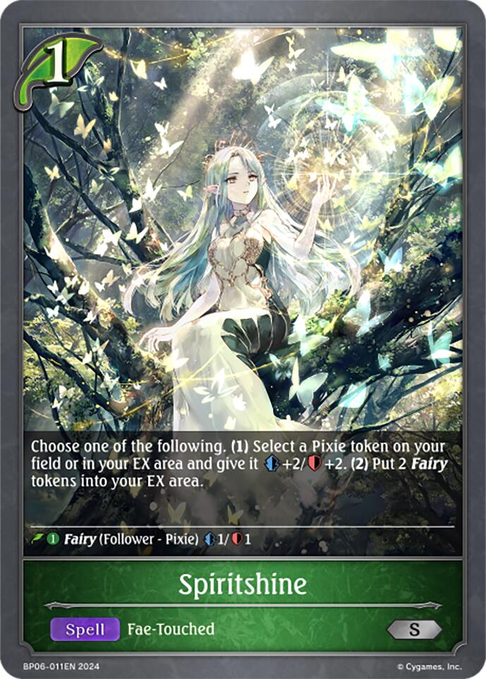 Spiritshine (BP06-011EN) [Paragons of the Colosseum] - Bushiroad - Card Brawlers | Quebec | Canada |