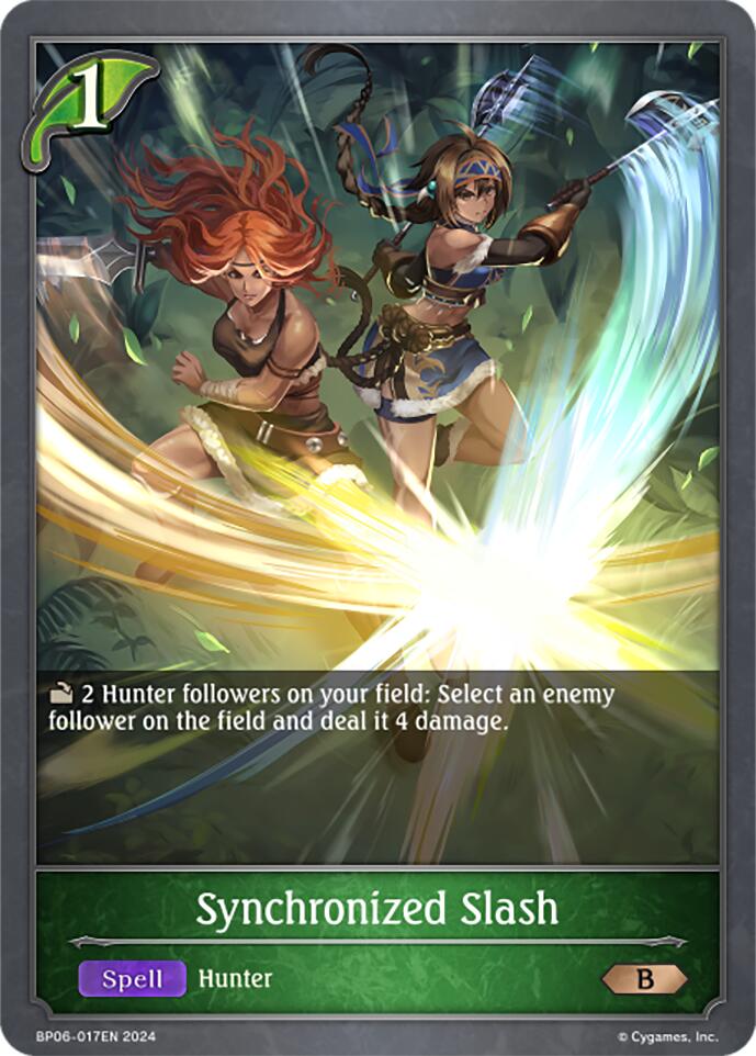 Synchronized Slash (BP06-017EN) [Paragons of the Colosseum] - Bushiroad - Card Brawlers | Quebec | Canada |