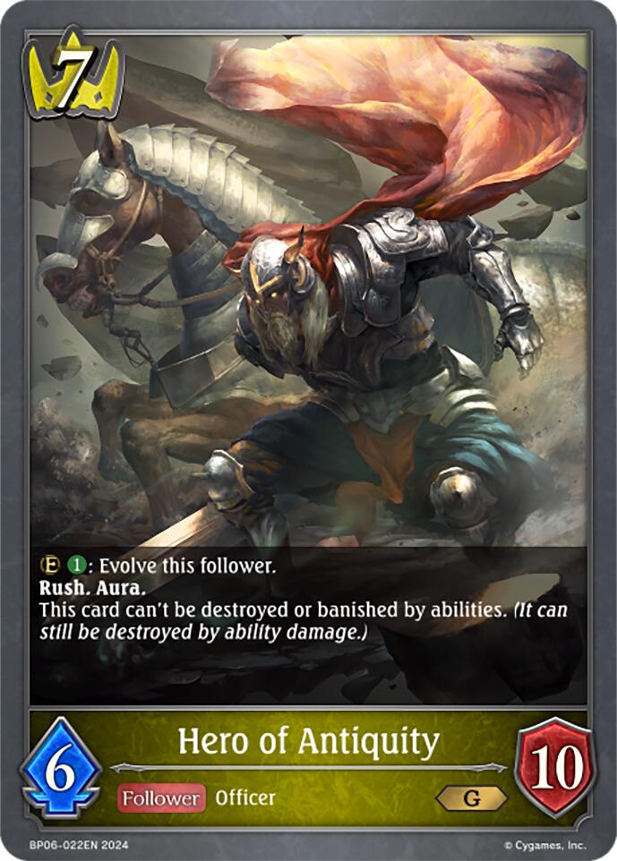 Hero of Antiquity (BP06-022EN) [Paragons of the Colosseum] - Bushiroad - Card Brawlers | Quebec | Canada |