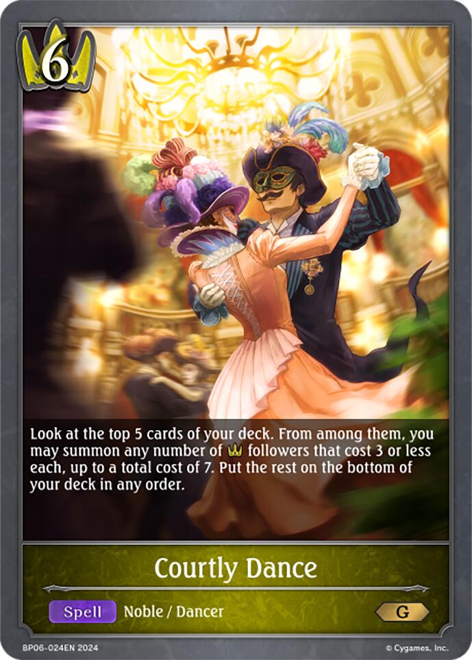 Courtly Dance (BP06-024EN) [Paragons of the Colosseum] - Bushiroad - Card Brawlers | Quebec | Canada |