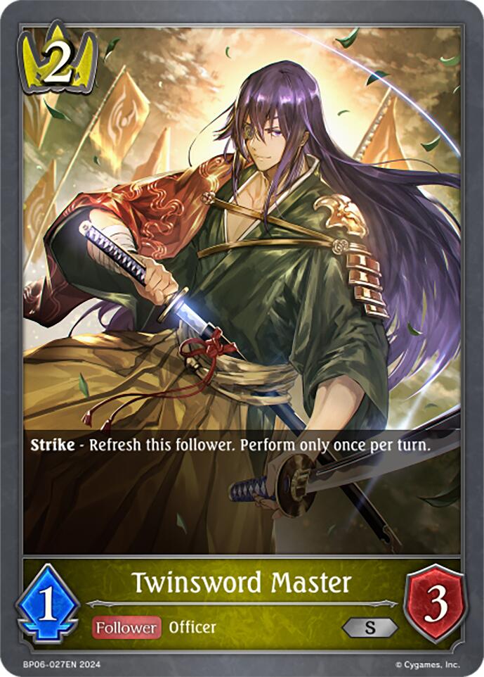 Twinsword Master (BP06-027EN) [Paragons of the Colosseum] - Bushiroad - Card Brawlers | Quebec | Canada |