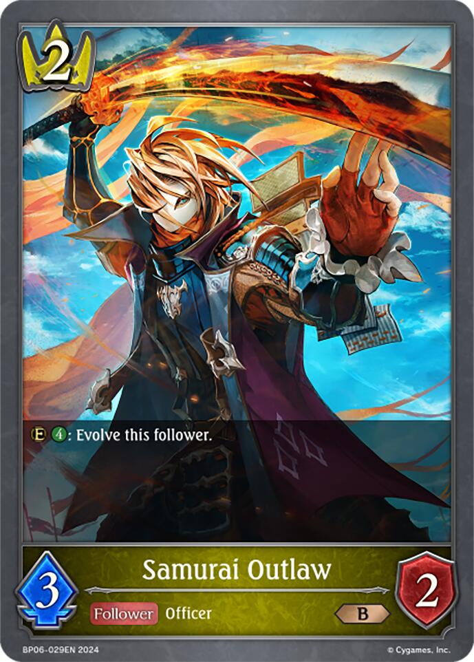 Samurai Outlaw (BP06-029EN) [Paragons of the Colosseum] - Bushiroad - Card Brawlers | Quebec | Canada |
