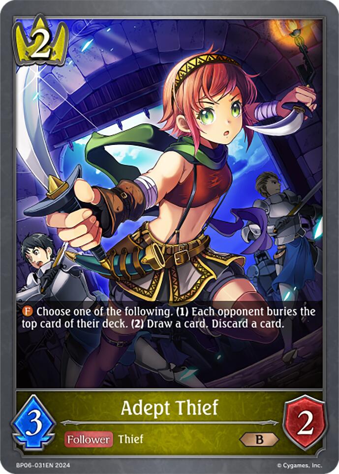 Adept Thief (BP06-031EN) [Paragons of the Colosseum] - Bushiroad - Card Brawlers | Quebec | Canada |