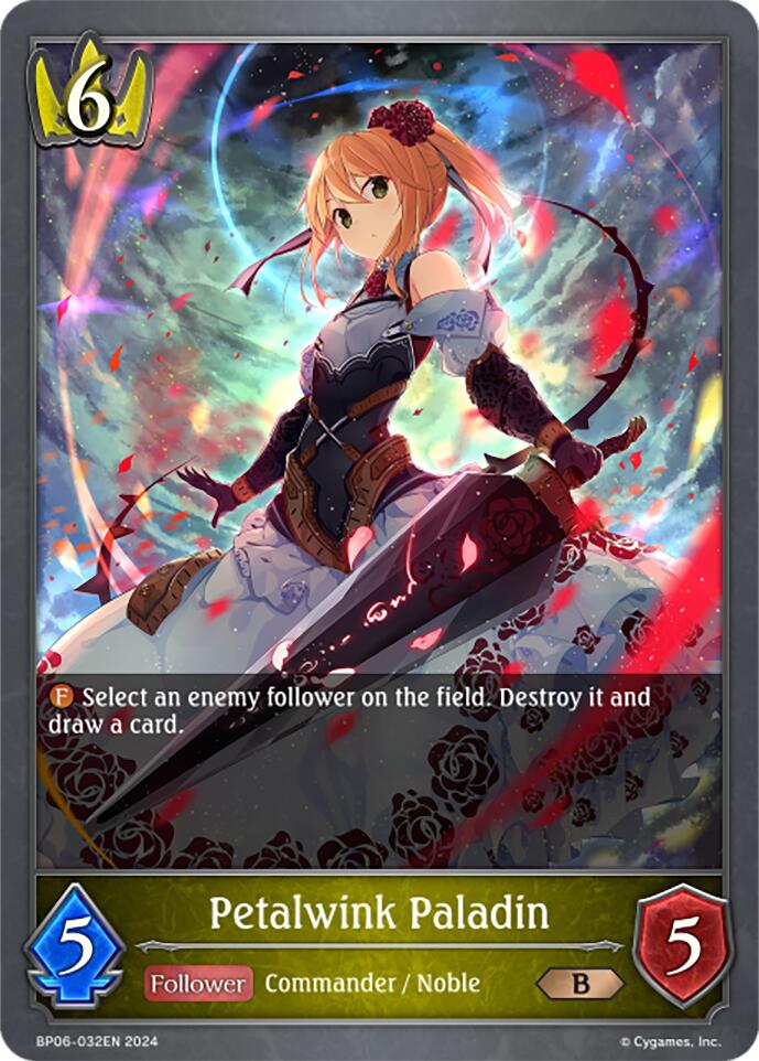 Petalwink Paladin (BP06-032EN) [Paragons of the Colosseum] - Bushiroad - Card Brawlers | Quebec | Canada |