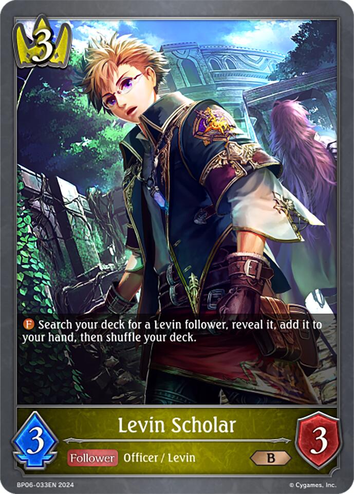 Levin Scholar (BP06-033EN) [Paragons of the Colosseum] - Bushiroad - Card Brawlers | Quebec | Canada |