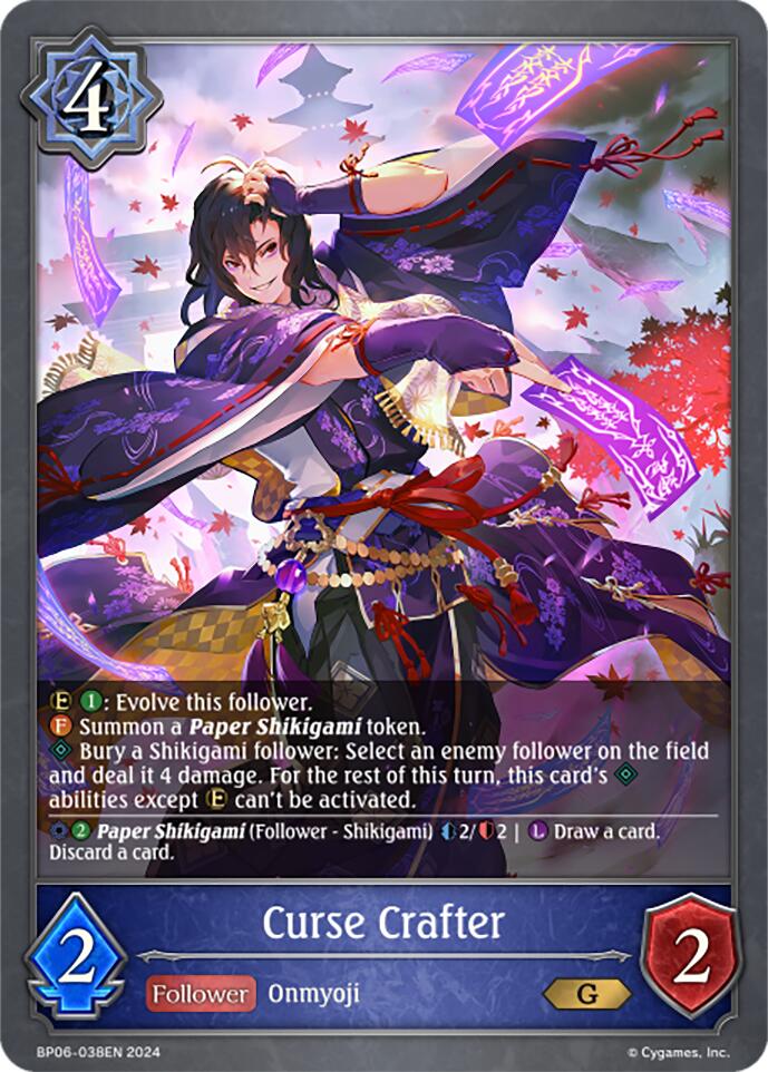 Curse Crafter (BP06-038EN) [Paragons of the Colosseum] - Bushiroad - Card Brawlers | Quebec | Canada |