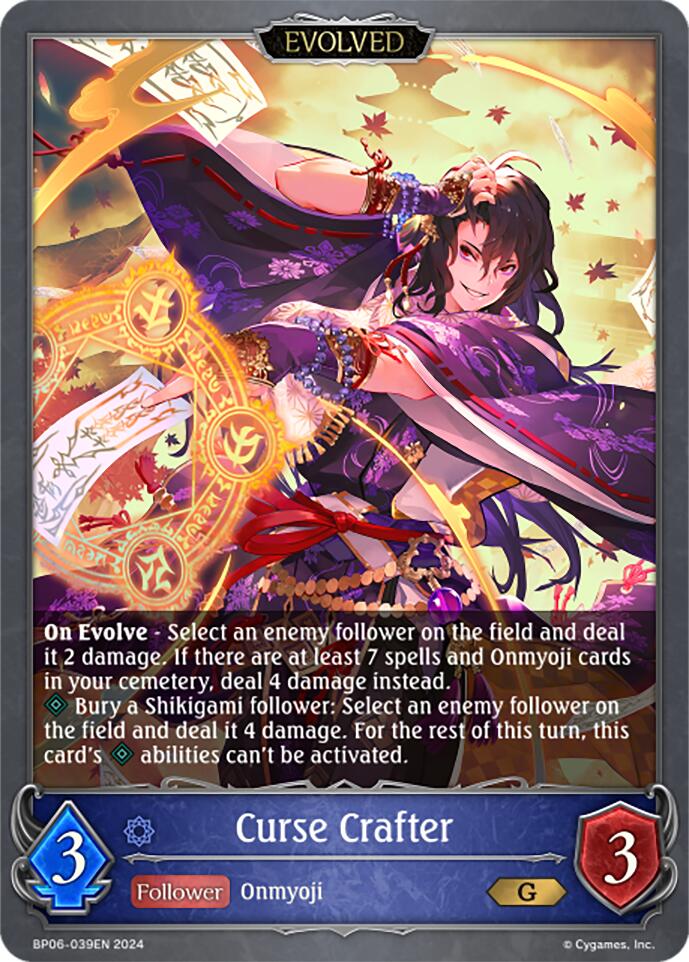 Curse Crafter (Evolved) (BP06-039EN) [Paragons of the Colosseum] - Bushiroad - Card Brawlers | Quebec | Canada |