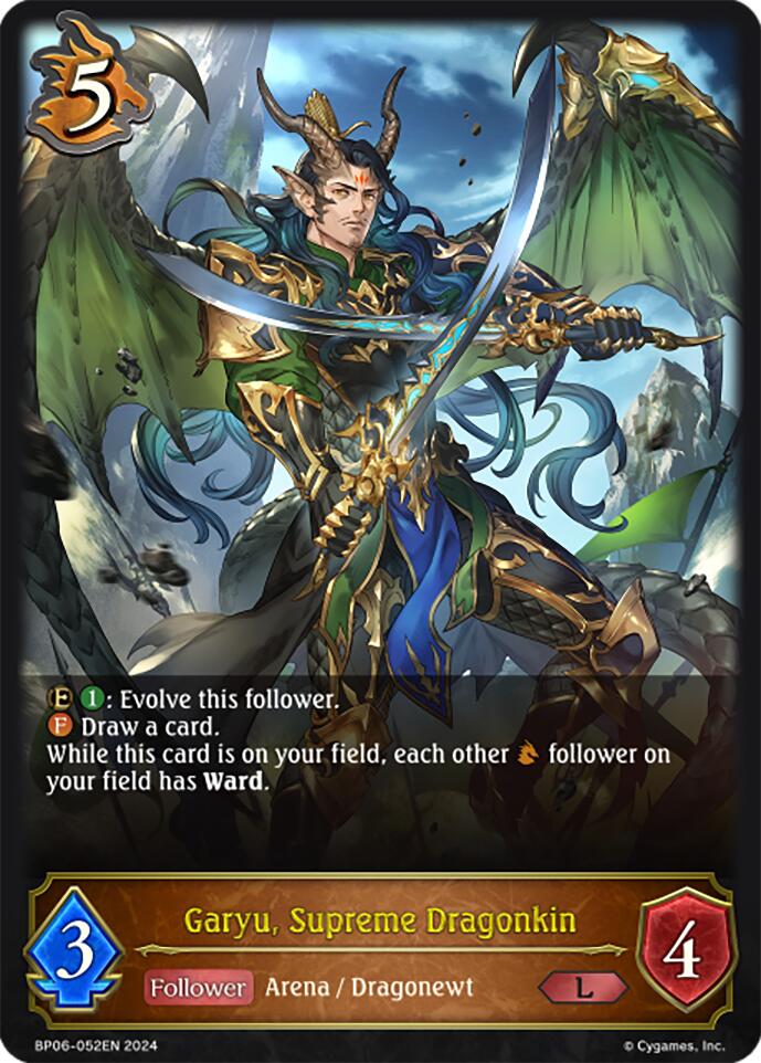 Garyu, Supreme Dragonkin (BP06-052EN) [Paragons of the Colosseum] - Bushiroad - Card Brawlers | Quebec | Canada |