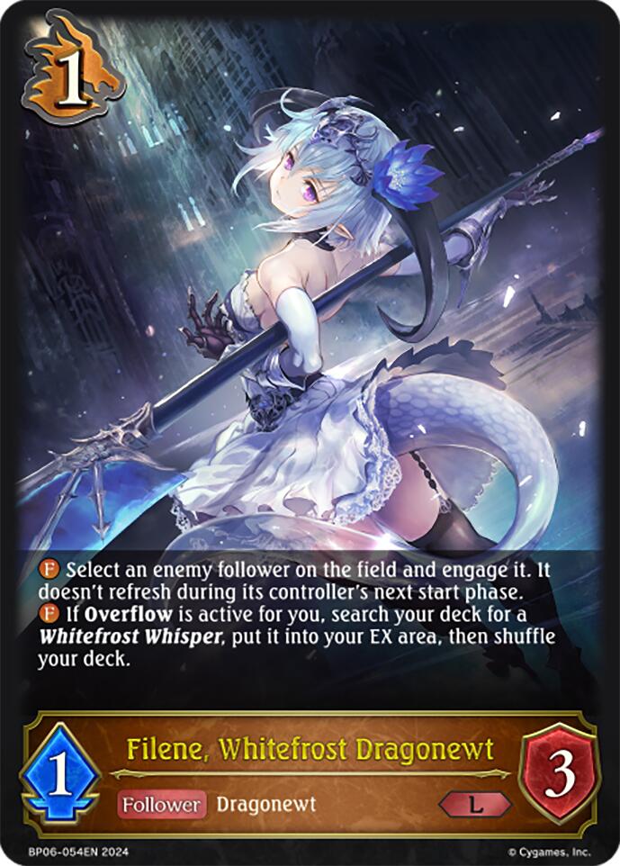 Filene, Whitefrost Dragonewt (BP06-054EN) [Paragons of the Colosseum] - Bushiroad - Card Brawlers | Quebec | Canada |