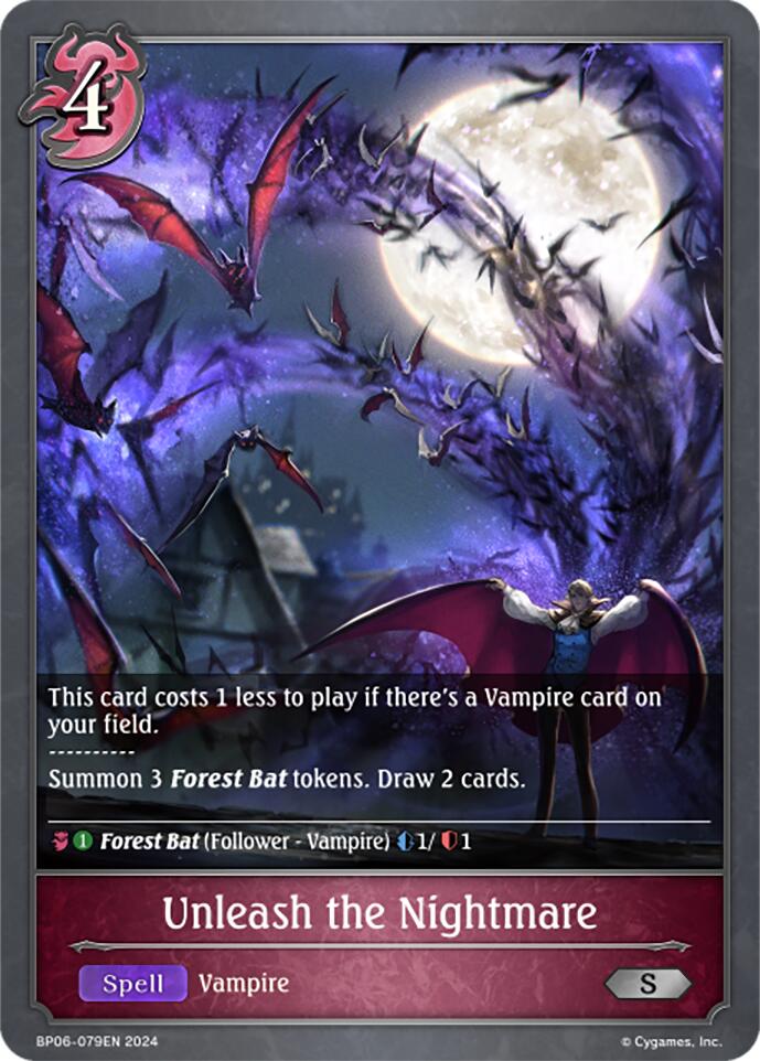 Unleash the Nightmare (BP06-079EN) [Paragons of the Colosseum] - Bushiroad - Card Brawlers | Quebec | Canada |