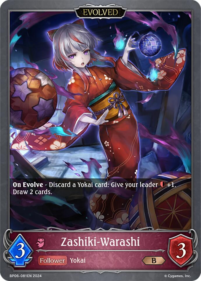 Zashiki-Warashi (Evolved) (BP06-081EN) [Paragons of the Colosseum] - Bushiroad - Card Brawlers | Quebec | Canada |