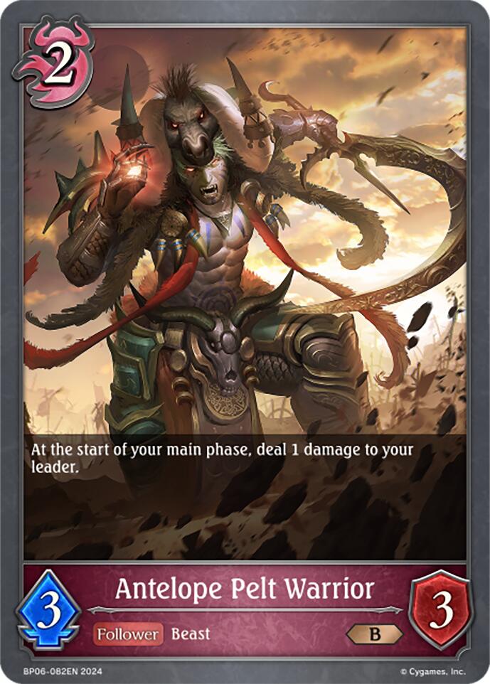 Antelope Pelt Warrior (BP06-082EN) [Paragons of the Colosseum] - Bushiroad - Card Brawlers | Quebec | Canada |