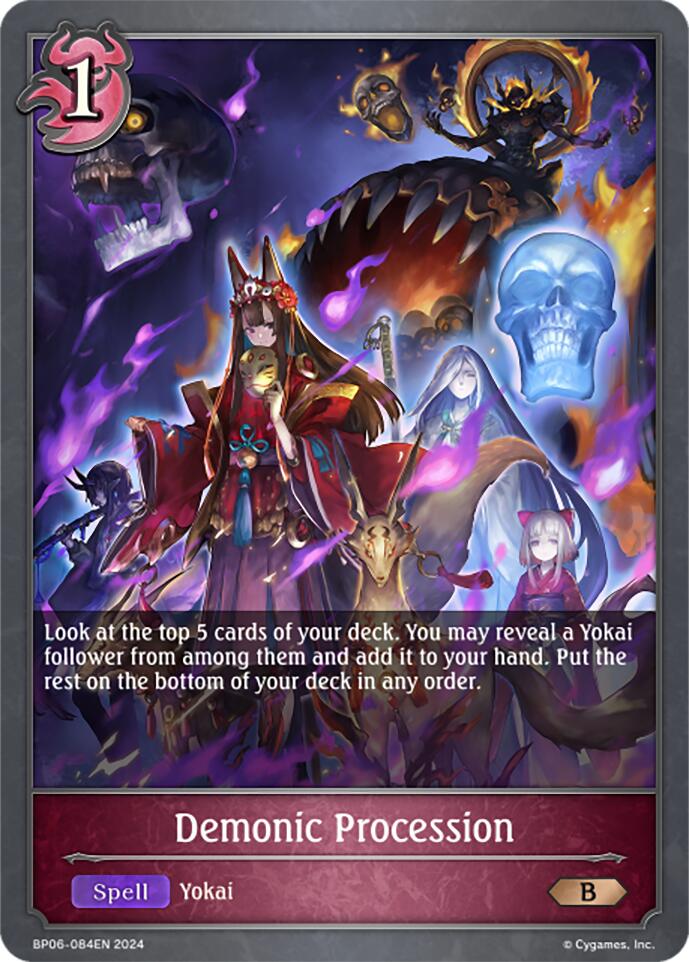 Demonic Procession (BP06-084EN) [Paragons of the Colosseum] - Bushiroad - Card Brawlers | Quebec | Canada |