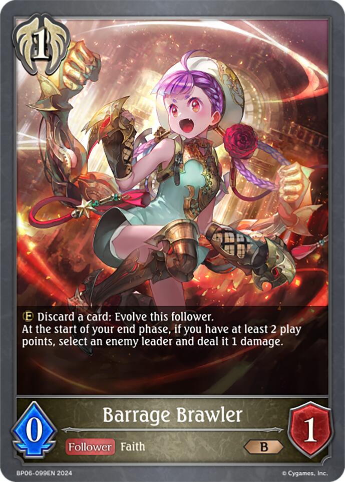 Barrage Brawler (BP06-099EN) [Paragons of the Colosseum] - Bushiroad - Card Brawlers | Quebec | Canada |