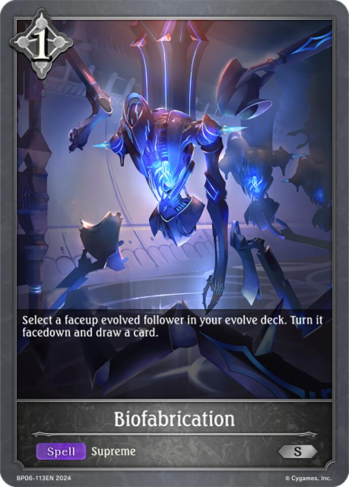 Biofabrication (BP06-113EN) [Paragons of the Colosseum] - Bushiroad - Card Brawlers | Quebec | Canada |