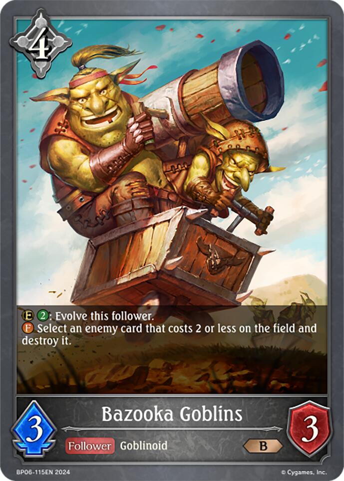 Bazooka Goblins (BP06-115EN) [Paragons of the Colosseum] - Bushiroad - Card Brawlers | Quebec | Canada |