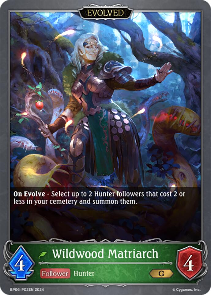 Wildwood Matriarch (Evolved) - P02EN (Foil) (BP06-P02EN) [Paragons of the Colosseum] - Bushiroad - Card Brawlers | Quebec | Canada |