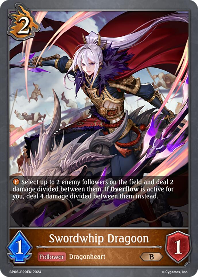 Swordwhip Dragoon - P20EN (Foil) (BP06-P20EN) [Paragons of the Colosseum] - Bushiroad - Card Brawlers | Quebec | Canada |