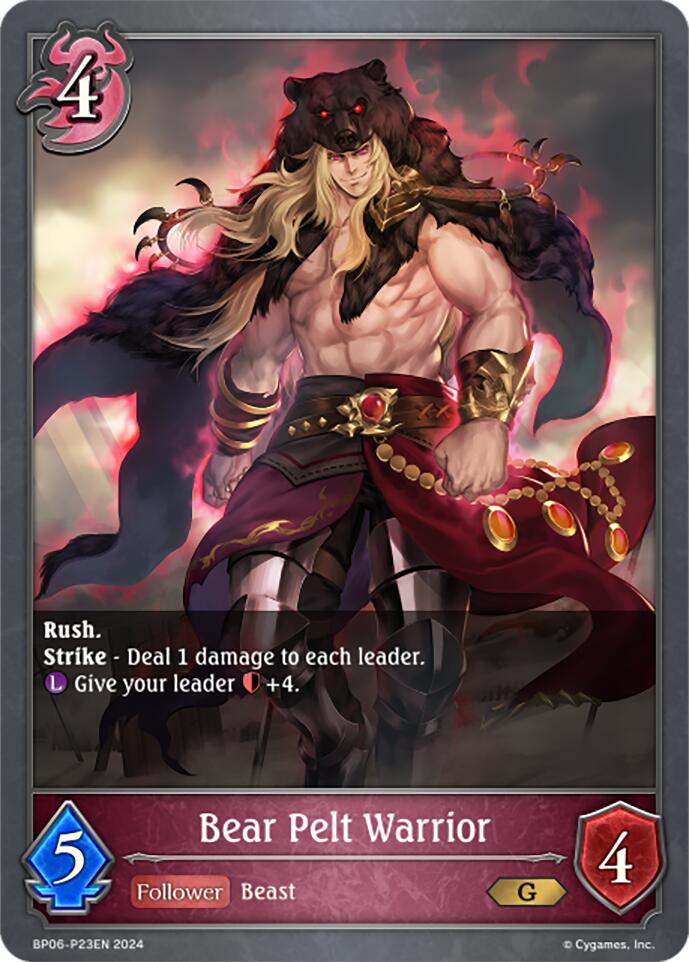 Bear Pelt Warrior - P23EN (Foil) (BP06-P23EN) [Paragons of the Colosseum] - Bushiroad - Card Brawlers | Quebec | Canada |