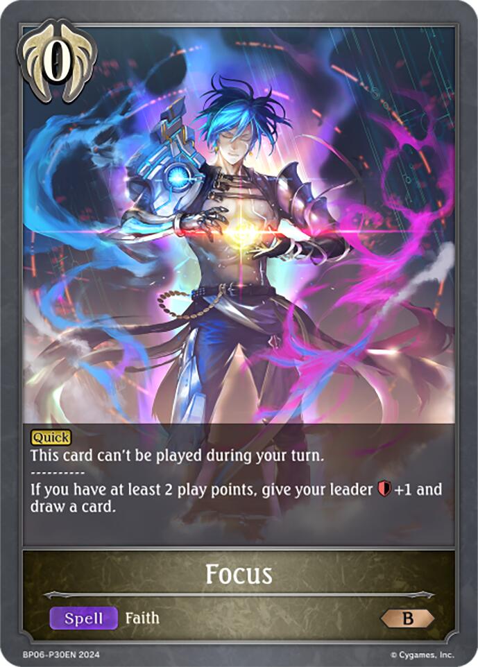 Focus - P30EN (Foil) (BP06-P30EN) [Paragons of the Colosseum] - Bushiroad - Card Brawlers | Quebec | Canada |